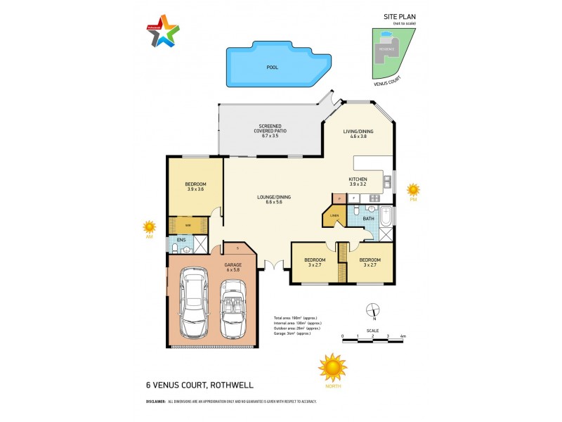 6 Venus Court, Rothwell QLD 4022 Floorplan