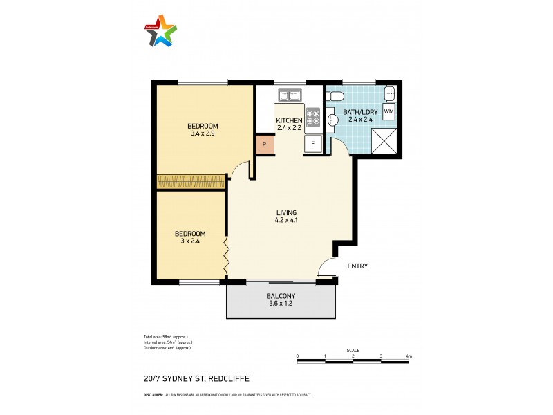20/7 Sydney Street, Redcliffe QLD 4020 Floorplan