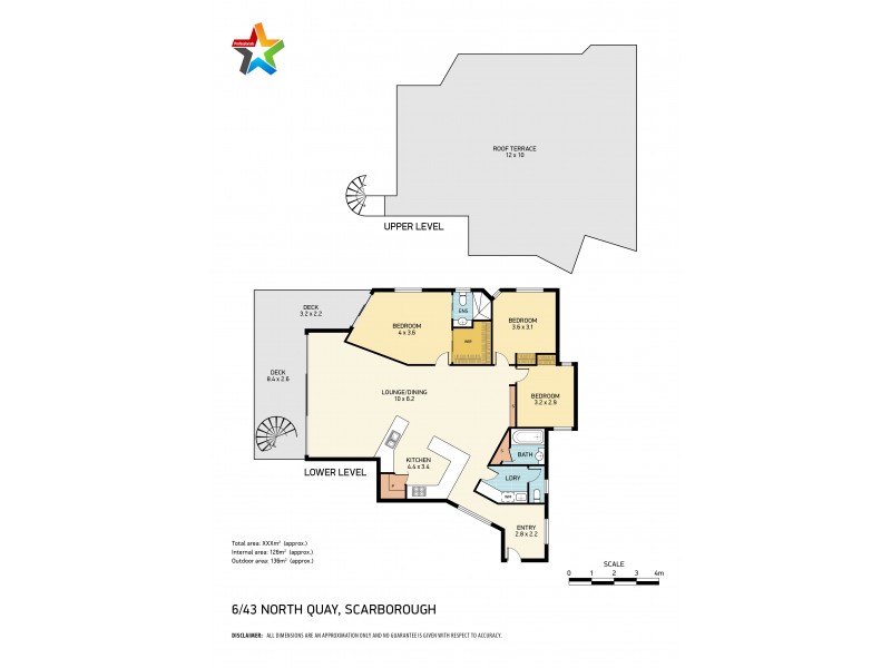 6/43 North Quay, Scarborough QLD 4020 Floorplan