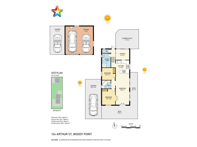 124 Arthur Street, Woody Point QLD 4019 Floorplan