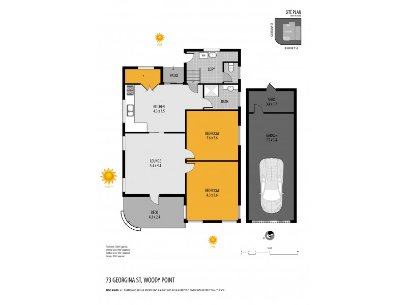73 Georgina Street, Woody Point QLD 4019 Floorplan