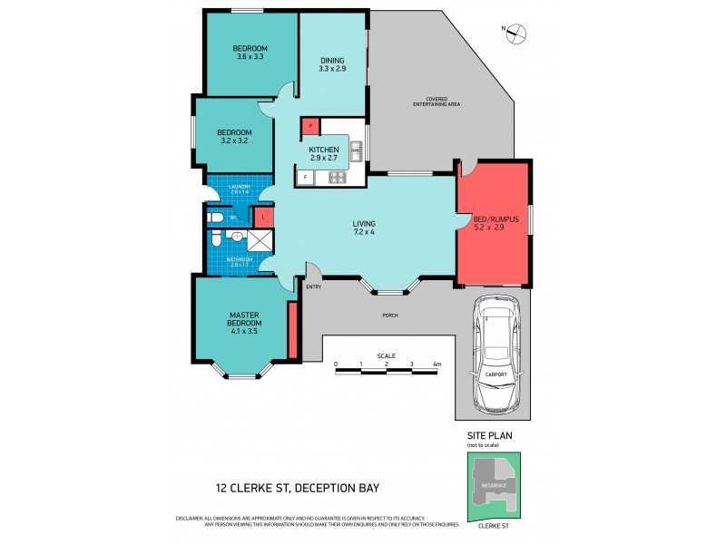 12 Clerke Street, Deception Bay QLD 4508 Floorplan