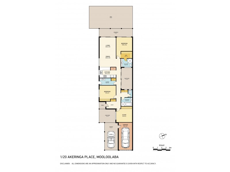 1/20 Akeringa Place, Mooloolaba QLD 4557 Floorplan