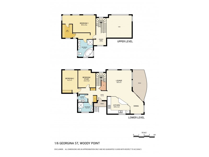 1/6 Georgina Street, Woody Point QLD 4019 Floorplan
