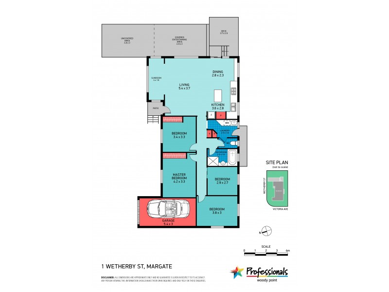 1 Wetherby Street, Margate QLD 4019 Floorplan