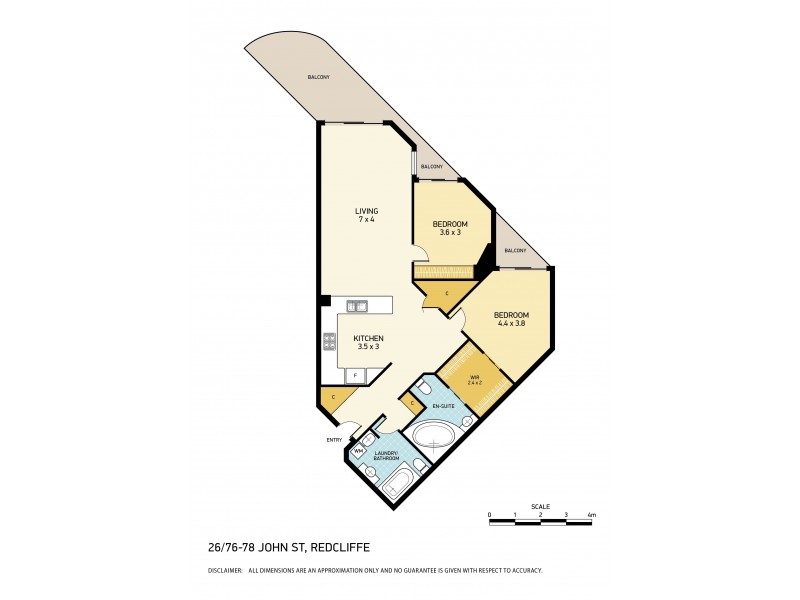 26/76-78 John Street, Redcliffe QLD 4020 Floorplan
