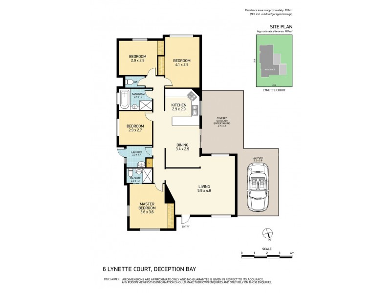 6 Lynette Court, Deception Bay QLD 4508 Floorplan
