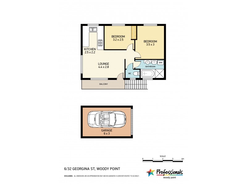 6/32 Georgina Street, Woody Point QLD 4019 Floorplan