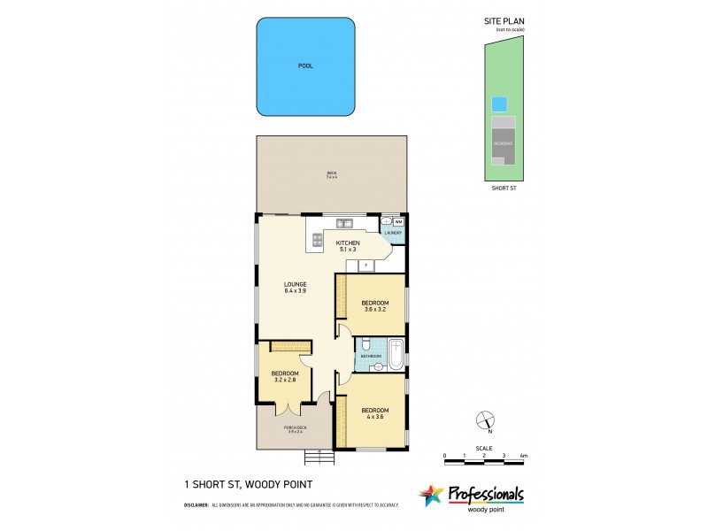 1 Short Street, Woody Point QLD 4019 Floorplan