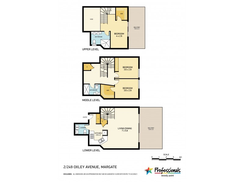 2/249 Oxley Avenue, Margate QLD 4019 Floorplan