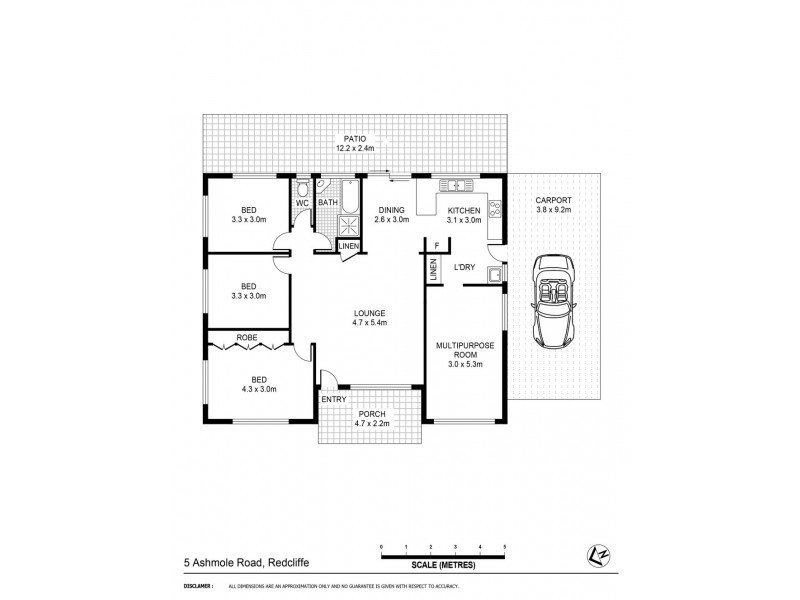 5 Ashmole Road, Redcliffe QLD 4020 Floorplan