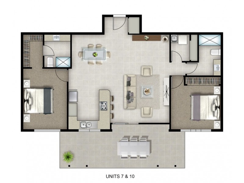 8/2 Manley Street, Redcliffe QLD 4020 Floorplan