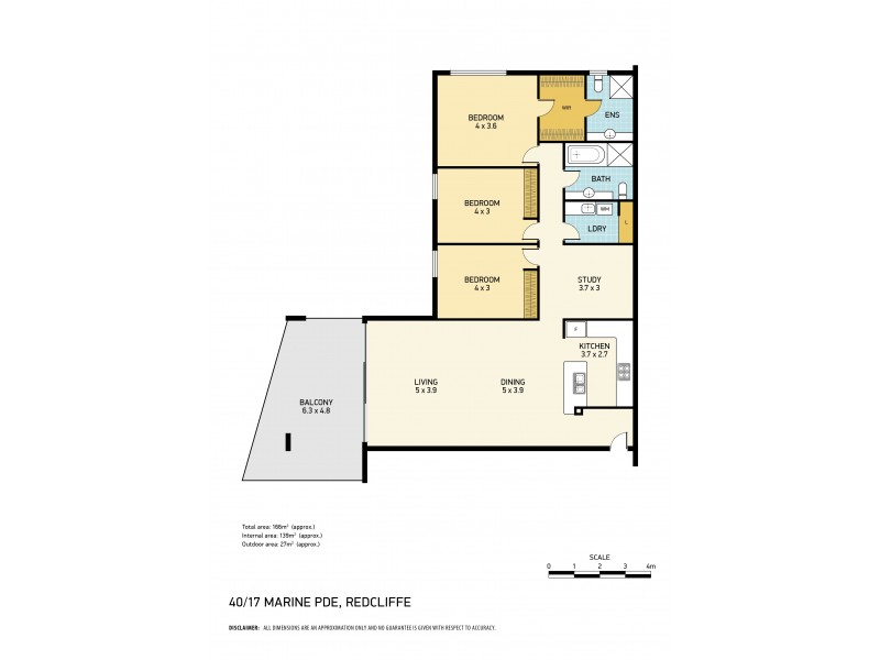 40/17 Marine Parade, Redcliffe QLD 4020 Floorplan