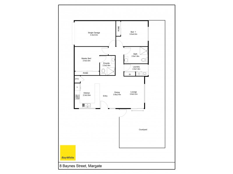 8/8-12 Baynes Street, Margate QLD 4019 Floorplan