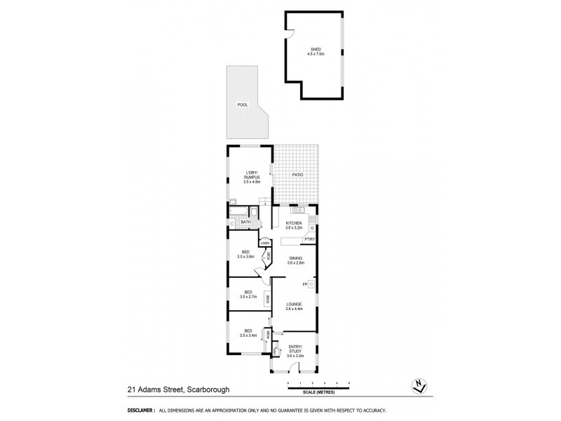 21 Adams Street, Scarborough QLD 4020 Floorplan