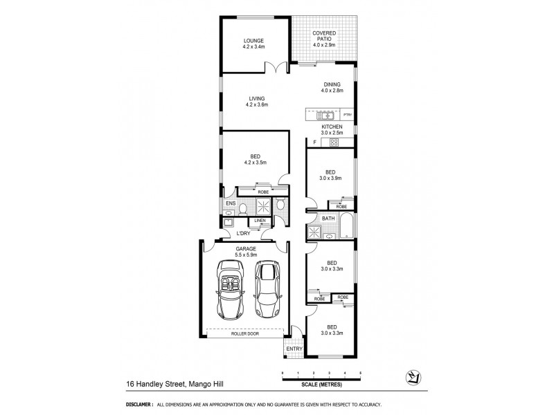 16 Handley Street, Mango Hill QLD 4509 Floorplan