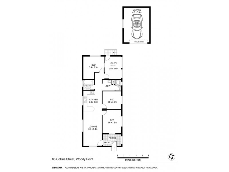 66 Collins Street, Woody Point QLD 4019 Floorplan