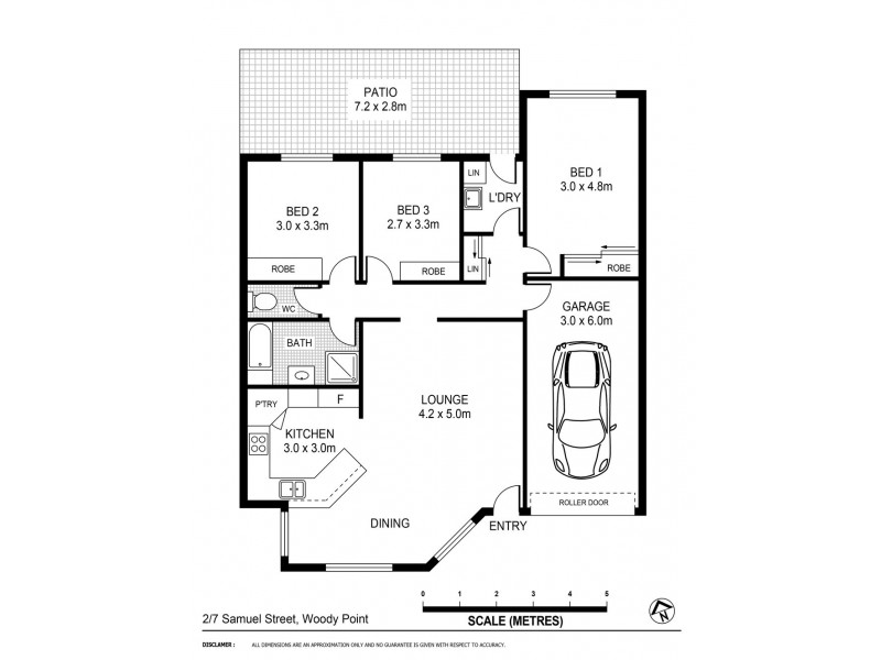 2/7 Samuel Street, Woody Point QLD 4019 Floorplan