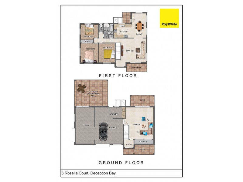 3 Rosella Court, Deception Bay QLD 4508 Floorplan