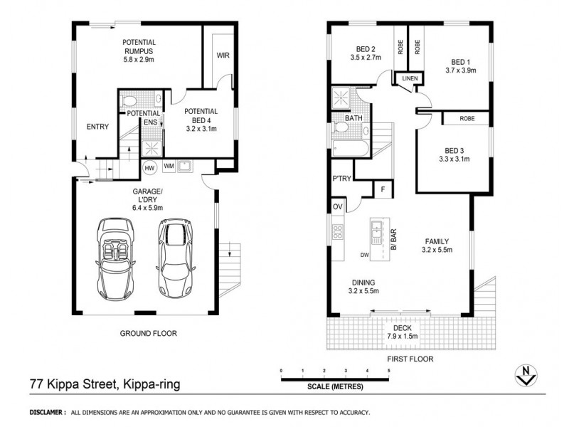 77 Kippa Street, Kippa-ring QLD 4021 Floorplan