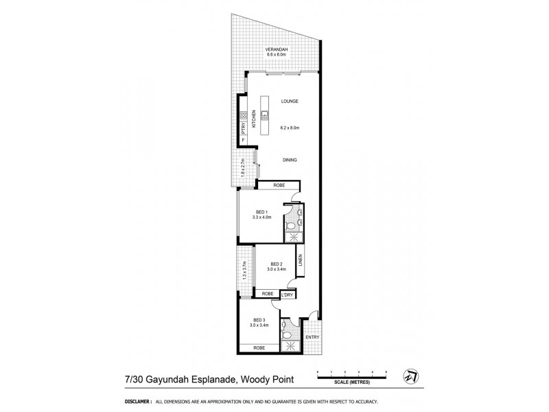 7/30 Gayundah Esplanade, Woody Point QLD 4019 Floorplan