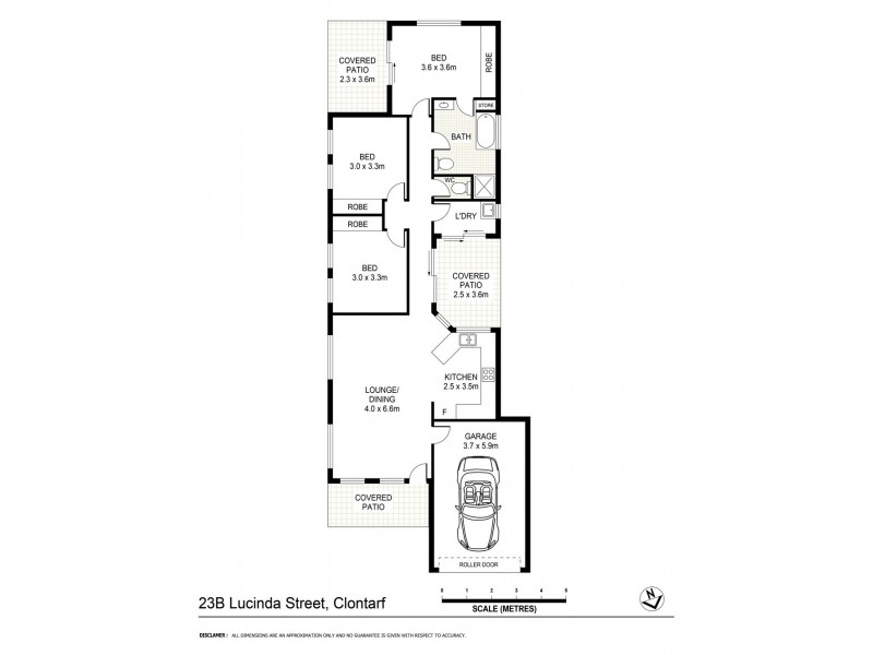 23B Lucinda Street, Clontarf QLD 4019 Floorplan