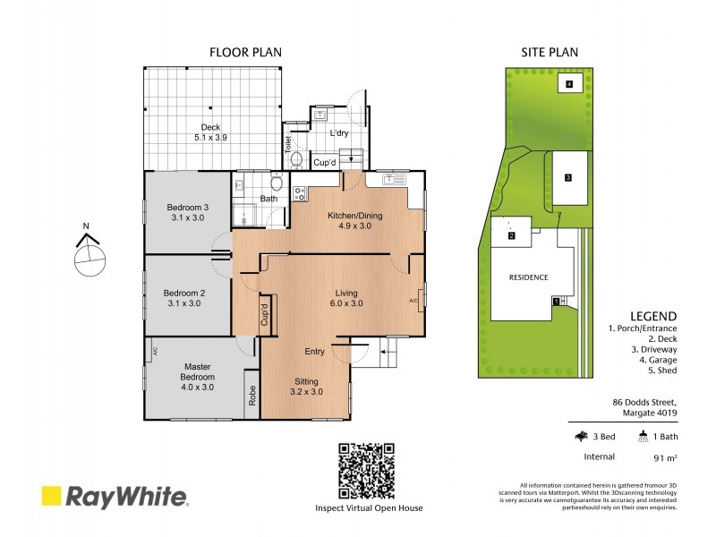 86 Dodds Street, Margate QLD 4019 Floorplan