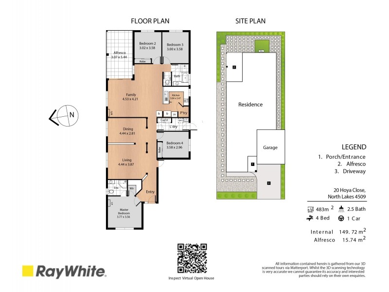 20 Hoya Close, North Lakes QLD 4509 Floorplan