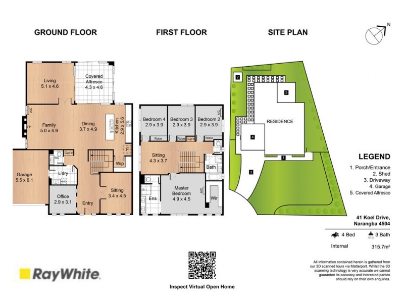 41 Koel Drive, Narangba QLD 4504 Floorplan