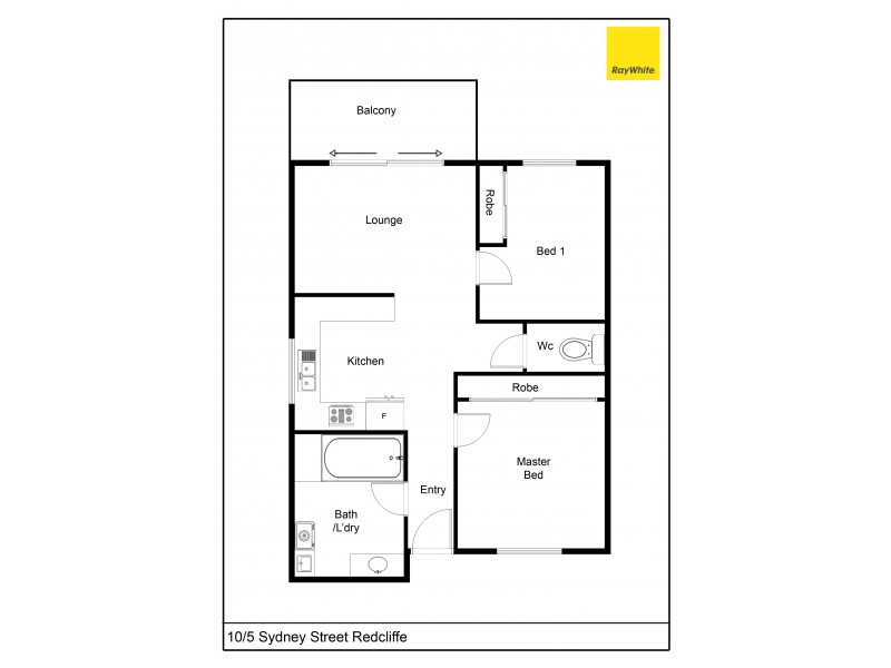 10/5 Sydney Street, Redcliffe QLD 4020 Floorplan
