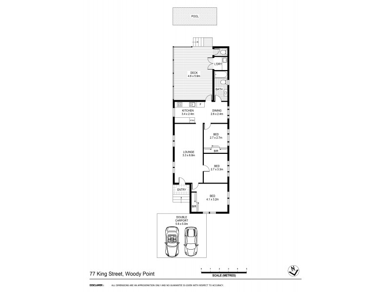 77 King Street, Woody Point QLD 4019 Floorplan