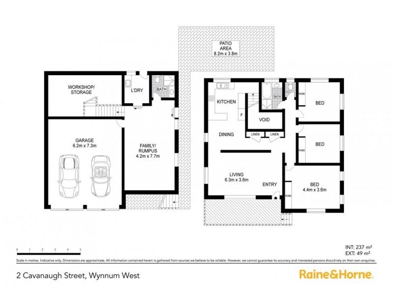 2 Cavanaugh Street, Wynnum West QLD 4178 Floorplan