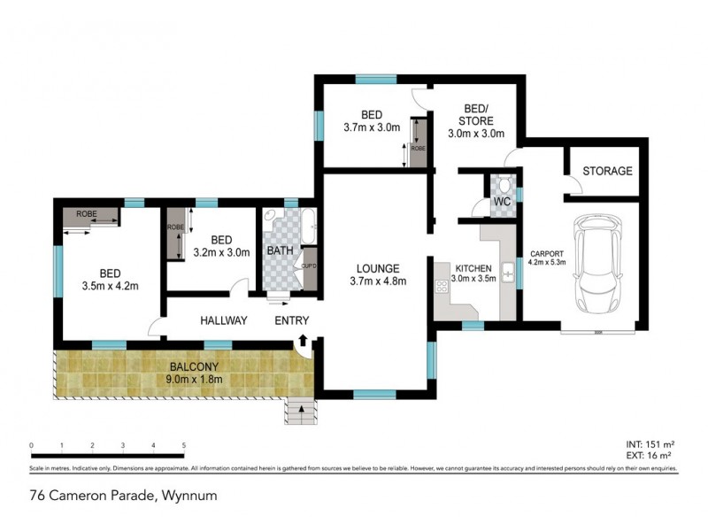 76 Cameron Parade, Wynnum QLD 4178 Floorplan