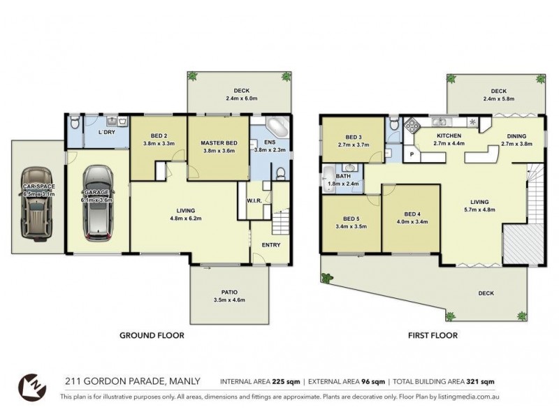 211 Gordon Parade, Manly QLD 4179 Floorplan
