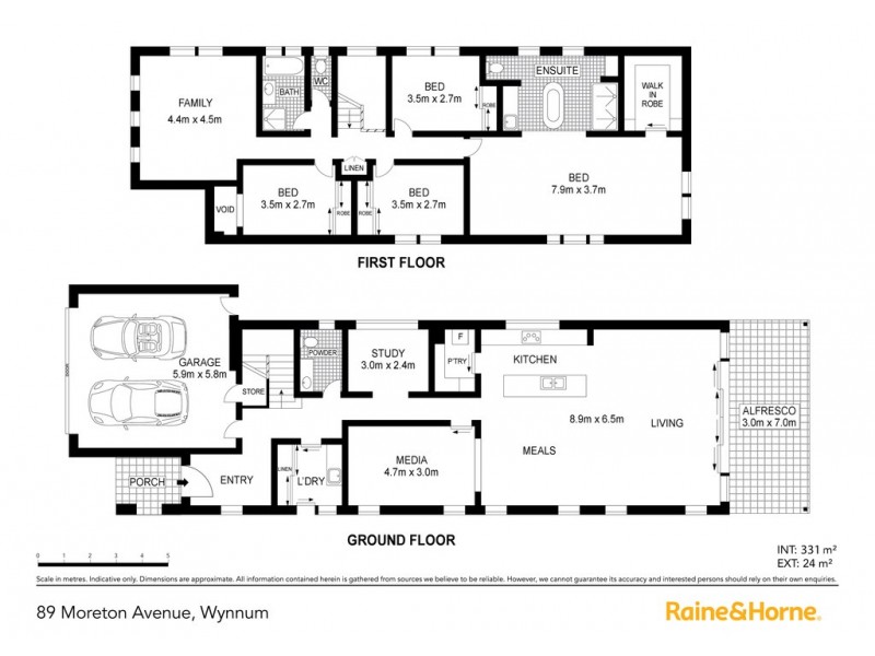 89 MORETON AVENUE, Wynnum QLD 4178 Floorplan