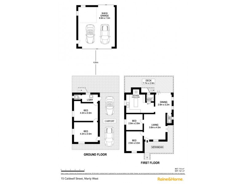 15 CALDWELL STREET, Manly West QLD 4179 Floorplan