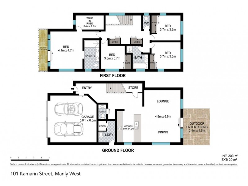 101 KAMARIN STREET, Manly West QLD 4179 Floorplan