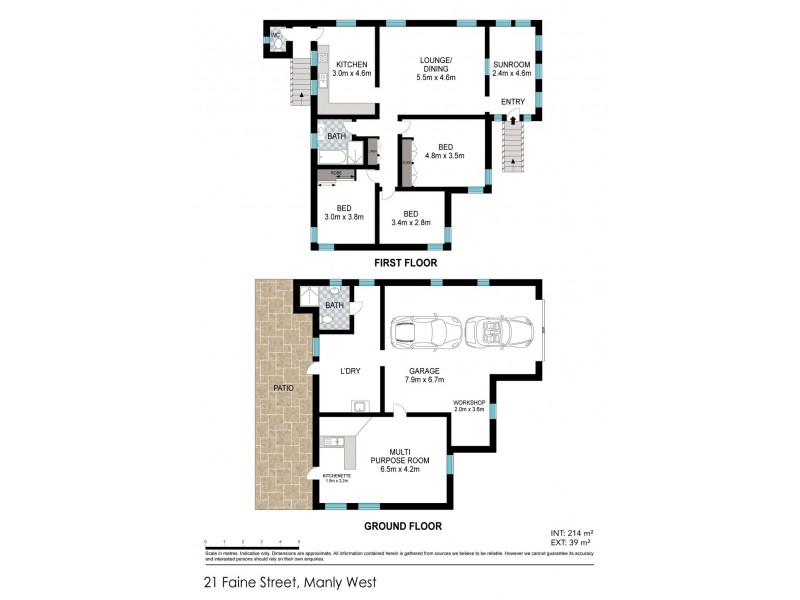 21 FAINE STREET, Manly West QLD 4179 Floorplan