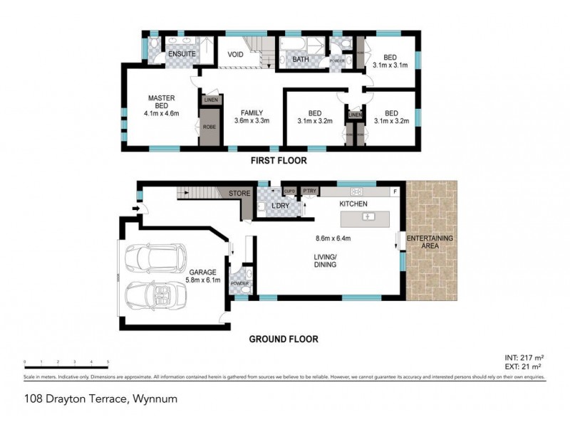 108 DRAYTON TERRACE, Wynnum QLD 4178 Floorplan