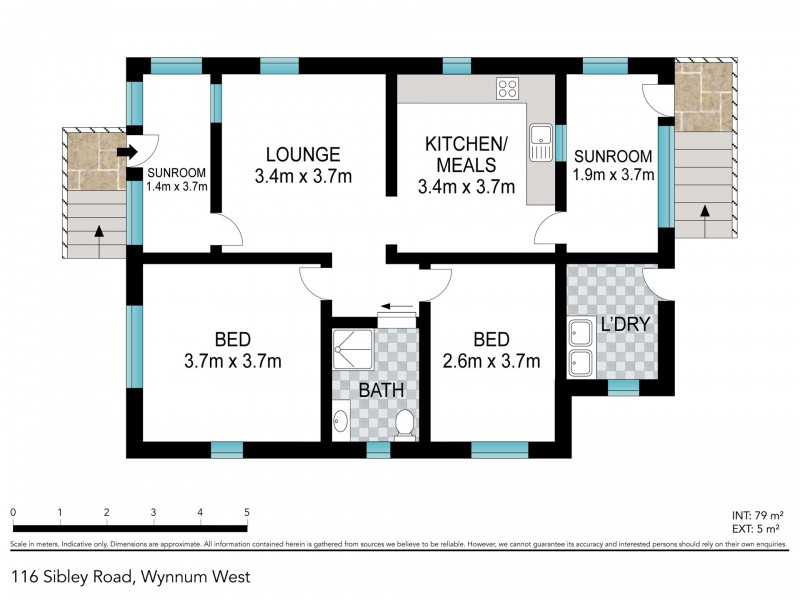 116 SIBLEY ROAD, Wynnum West QLD 4178 Floorplan