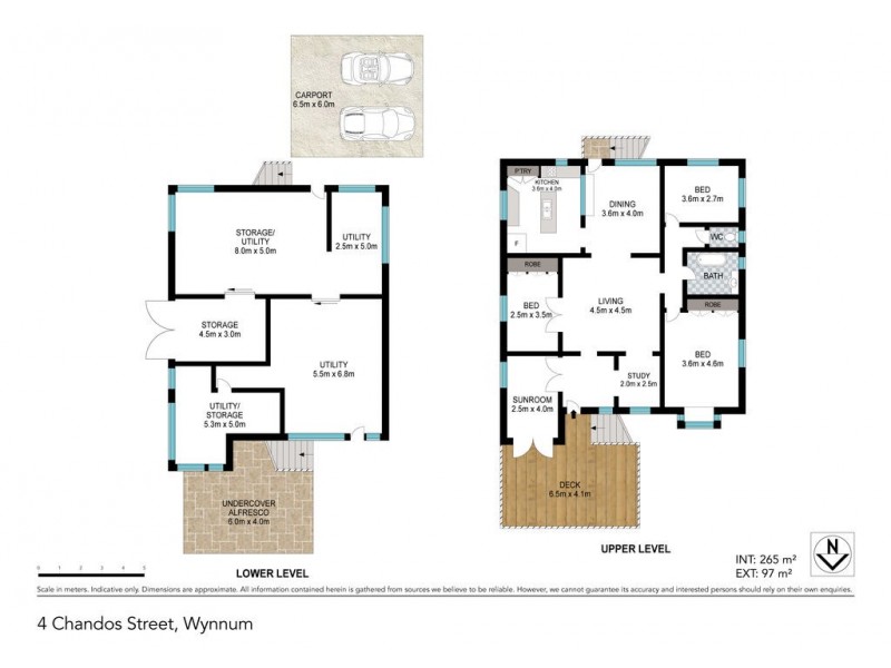 4 CHANDOS STREET, Wynnum West QLD 4178 Floorplan