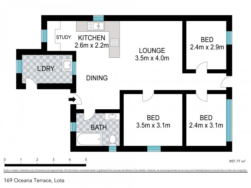 169 Oceana Terrace, Lota QLD 4179 Floorplan