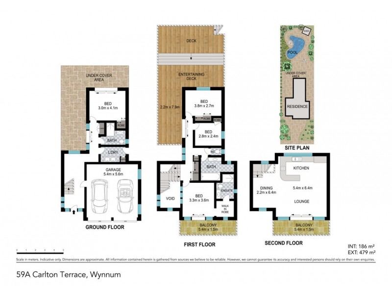 59a CARLTON TERRACE, Wynnum QLD 4178 Floorplan