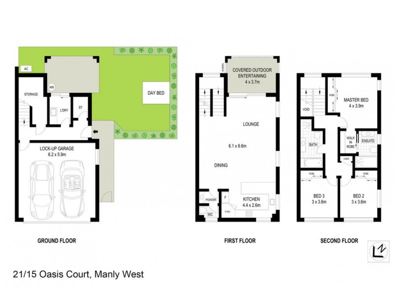 21/15 OASIS CLOSE, Manly West QLD 4179 Floorplan
