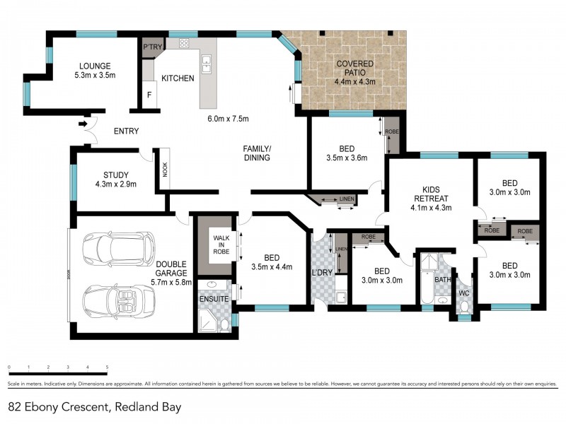 82 EBONY CRESCENT, Redland Bay QLD 4165 Floorplan