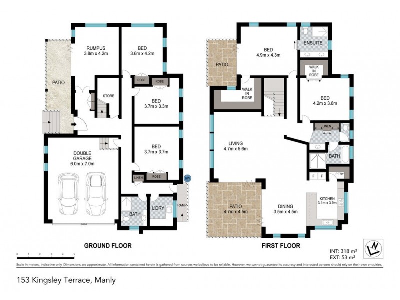 153 KINGSLEY TERRACE, Manly QLD 4179 Floorplan