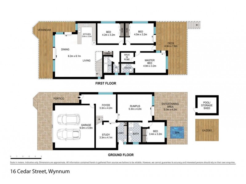 16 CEDAR STREET, Wynnum QLD 4178 Floorplan