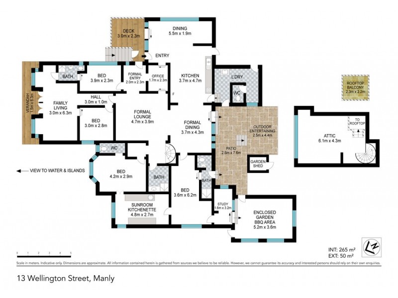 13 WELLINGTON STREET, Manly QLD 4179 Floorplan