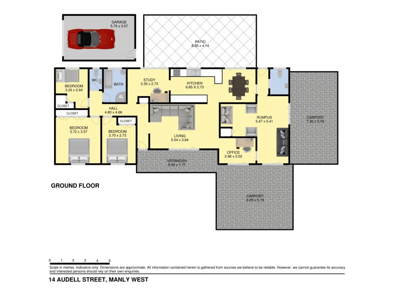 14 Audell Street, Manly West QLD 4179 Floorplan