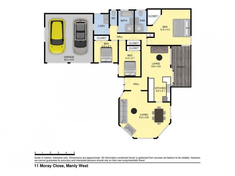 11 MORAY CLOSE, Manly West QLD 4179 Floorplan